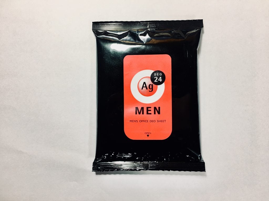 ubereats　汗拭きシート