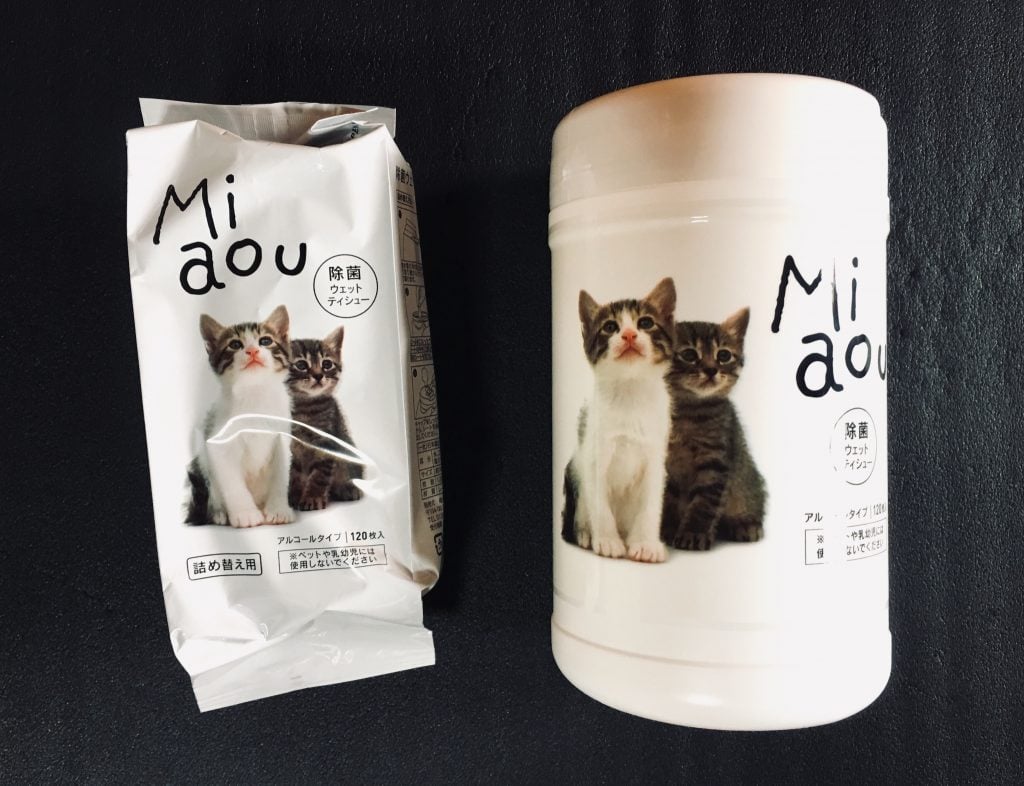 アルコール除菌シート　ボックスと詰め替え用