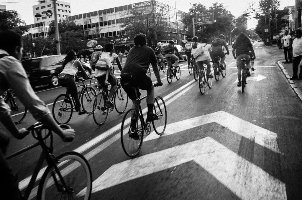 UberEats配達員レベル分け　中級（たくさんの自転車乗り）