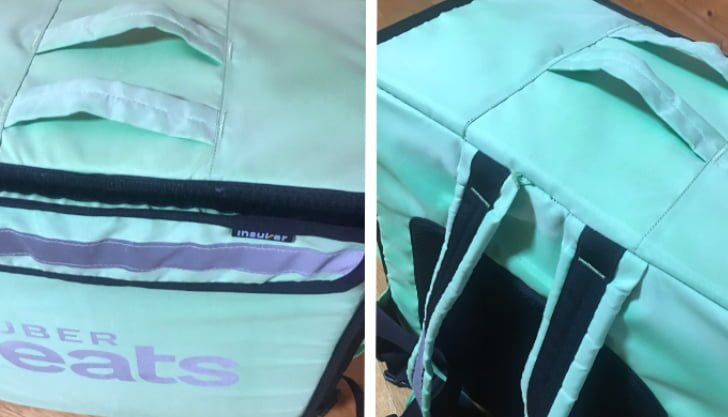 ウバッグ　洗い終わった後