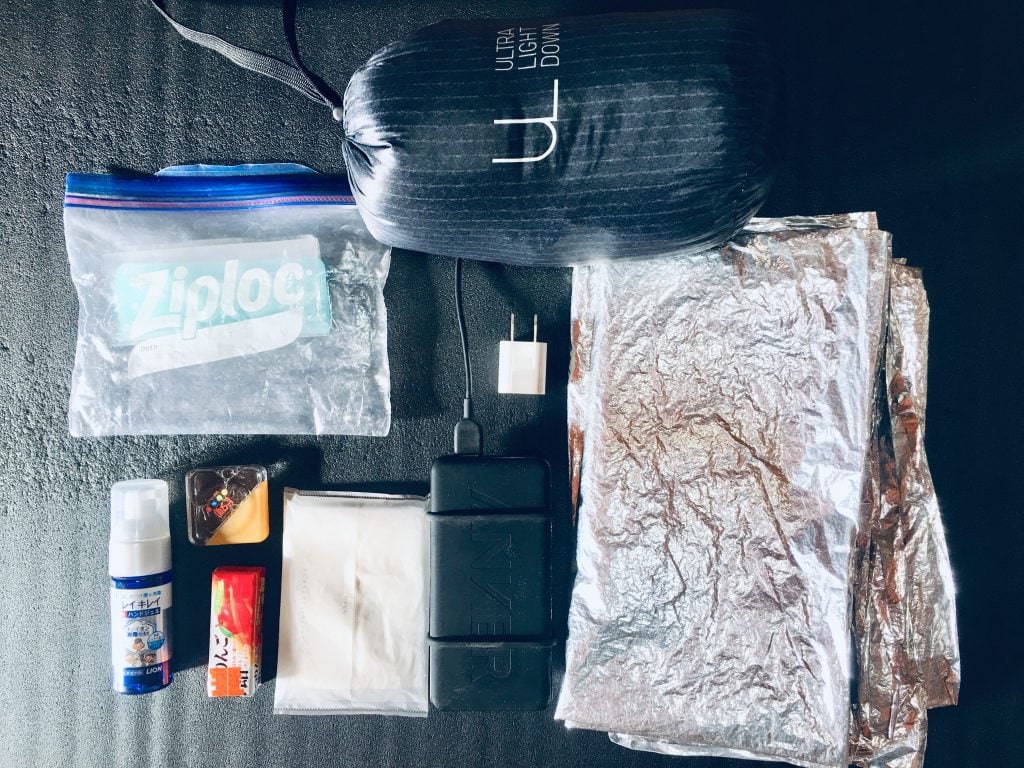 ウバッグの中の常備アイテム