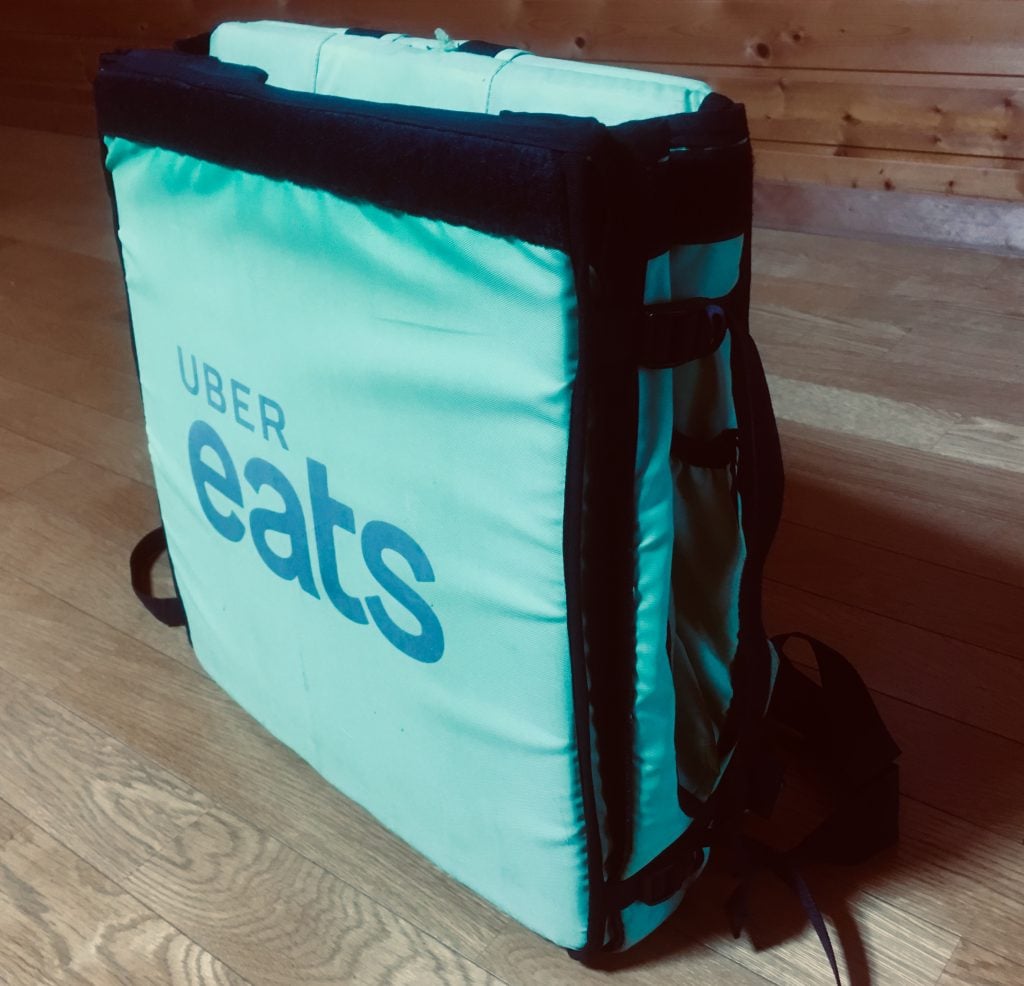 ウバッグ　畳んだ状態