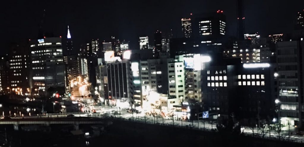 市ヶ谷マック　夜景