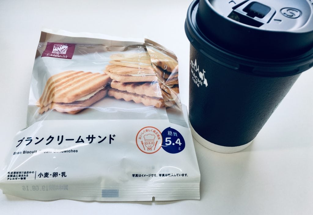 ローソン　お菓子とコーヒー