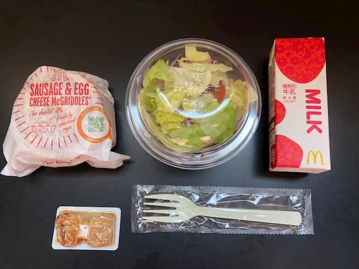 朝マック　ウーバーイーツ　グリドルセット