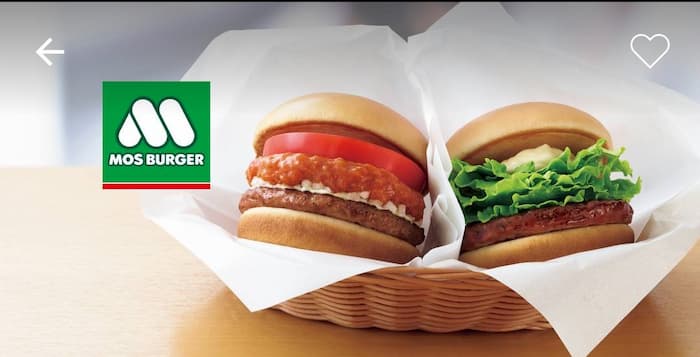 ウーバーイーツ　モスバーガー店舗写真