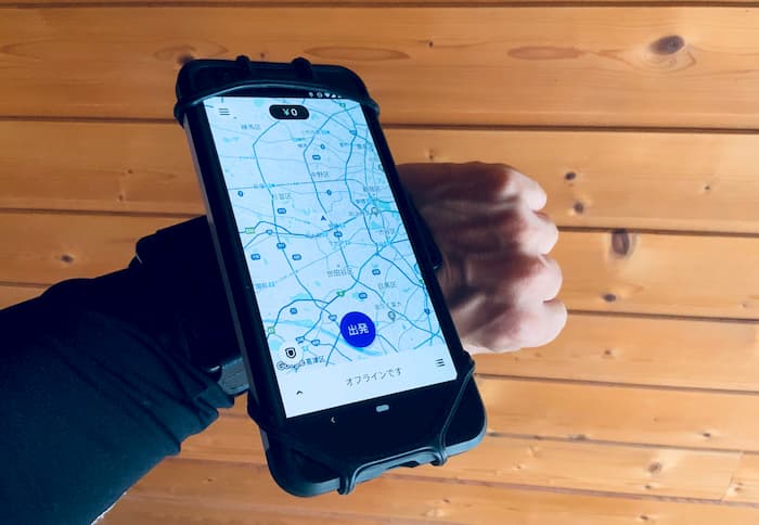 リストバンド式スマホホルダー