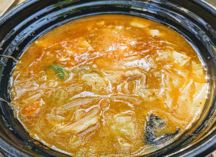 ウーバーイーツ 蒙古タンメン中本 スープ