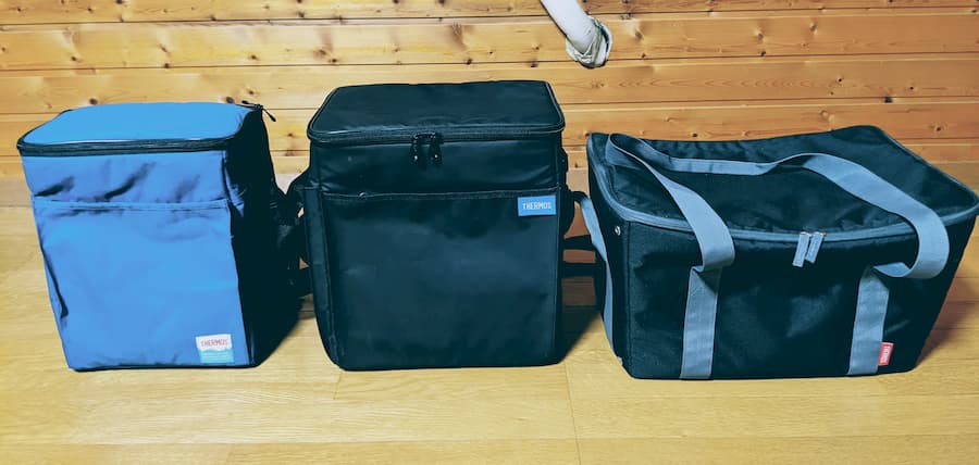サーモスバッグ　15L　20L　25L　比較